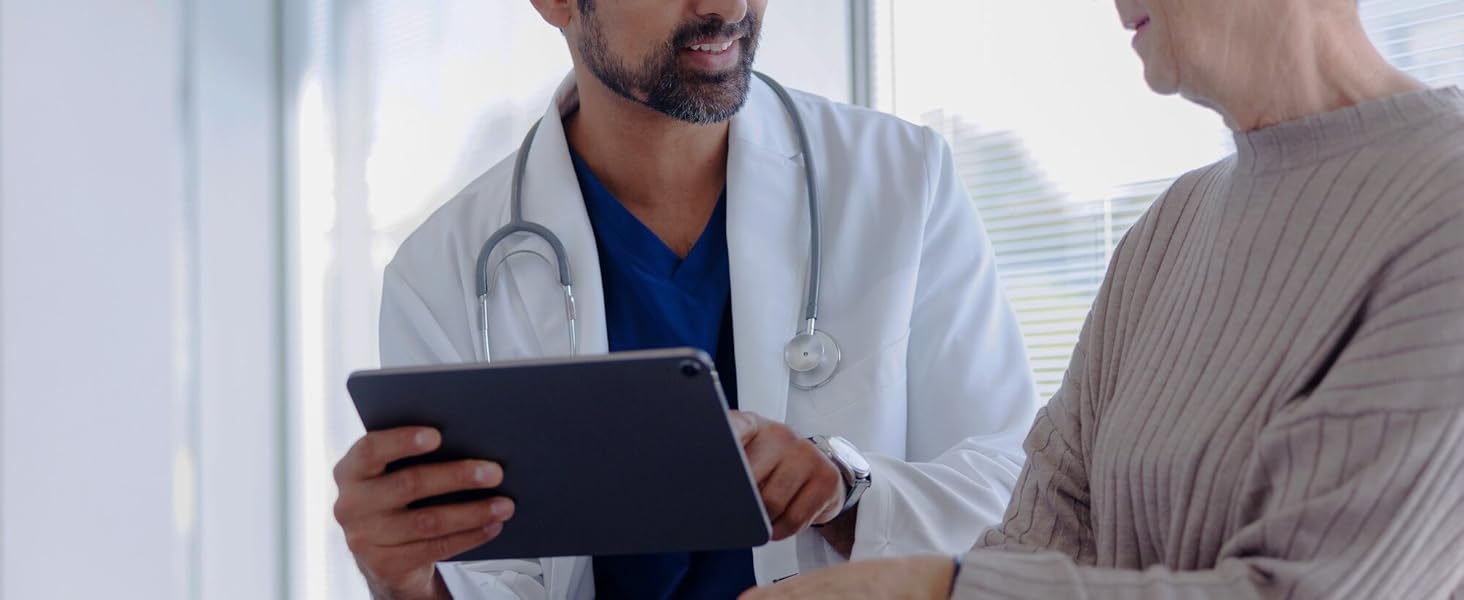 Тонометр OMRON X7 Smart AFIB: автоматичний, з визначенням фібриляції передсердь, клінічно перевірений, для діабетиків, з додатком для смартфона, 22-42 см