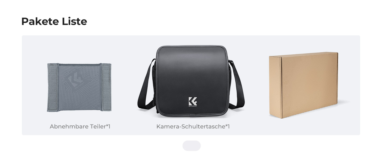 Сумка-месенджер для фототехніки K&F Concept, захисна сумка через плече для камер та об'єктивів