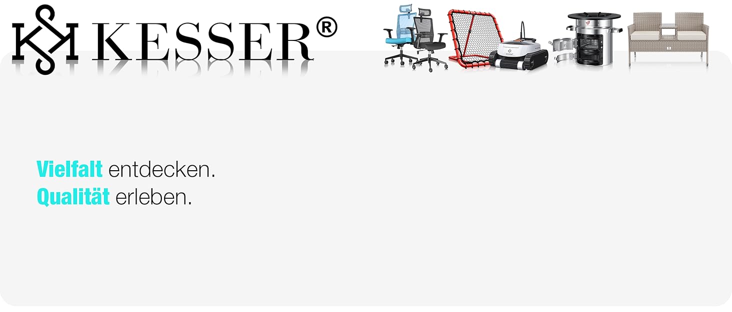Сітка для бадмінтону та тенісу KESSER® 300 см, регульована висота, комплект з м'ячами, сумка, сталевий каркас, для залу та вулиці