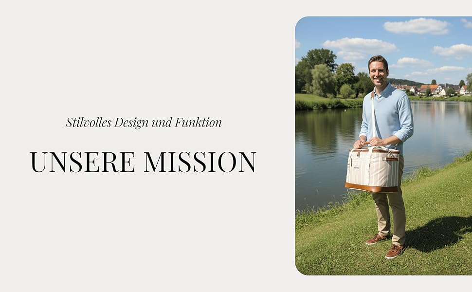 Велика складана термосумка 45L для покупок, пляжу, пікніка, обіду. Водонепроникна, ізольована на 12 годин. Ретро XXL, бежевий колір.