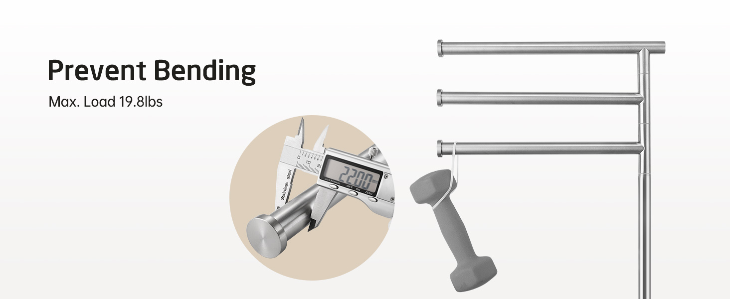 Підставка для рушників KES Gold, настільна, з нержавіючої сталі 18/8, з мармуровою основою, BTH219-BZ, щітканий золотий, 3-х рівнева