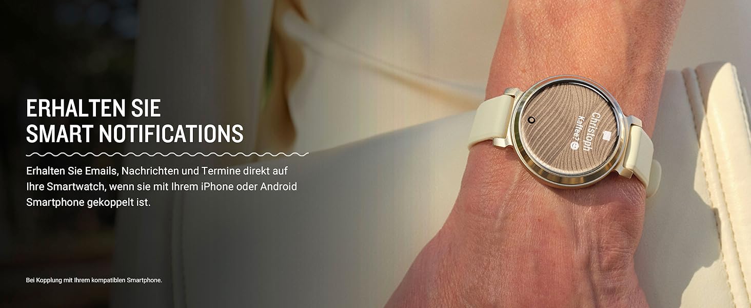 Розумний годинник Garmin Lily 2 [відновлений] - стильний аксесуар з преміум-люнеткою, 2.54 см сенсорний дисплей, до 5 днів роботи від акумулятора, відстеження здоров'я та фітнесу для жінок, сповіщення зі смартфона [відновлений]