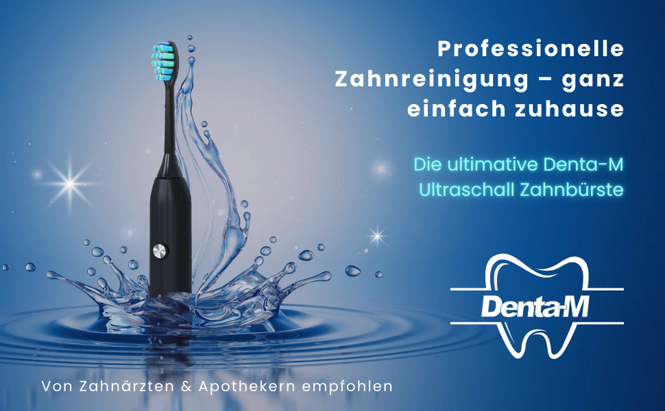 Електрична звукова зубна щітка Black Edition з 5 режимами та акумулятором на 120 днів - ультразвукова щітка зі смарт-насадкою, 100 днів гарантії повернення коштів