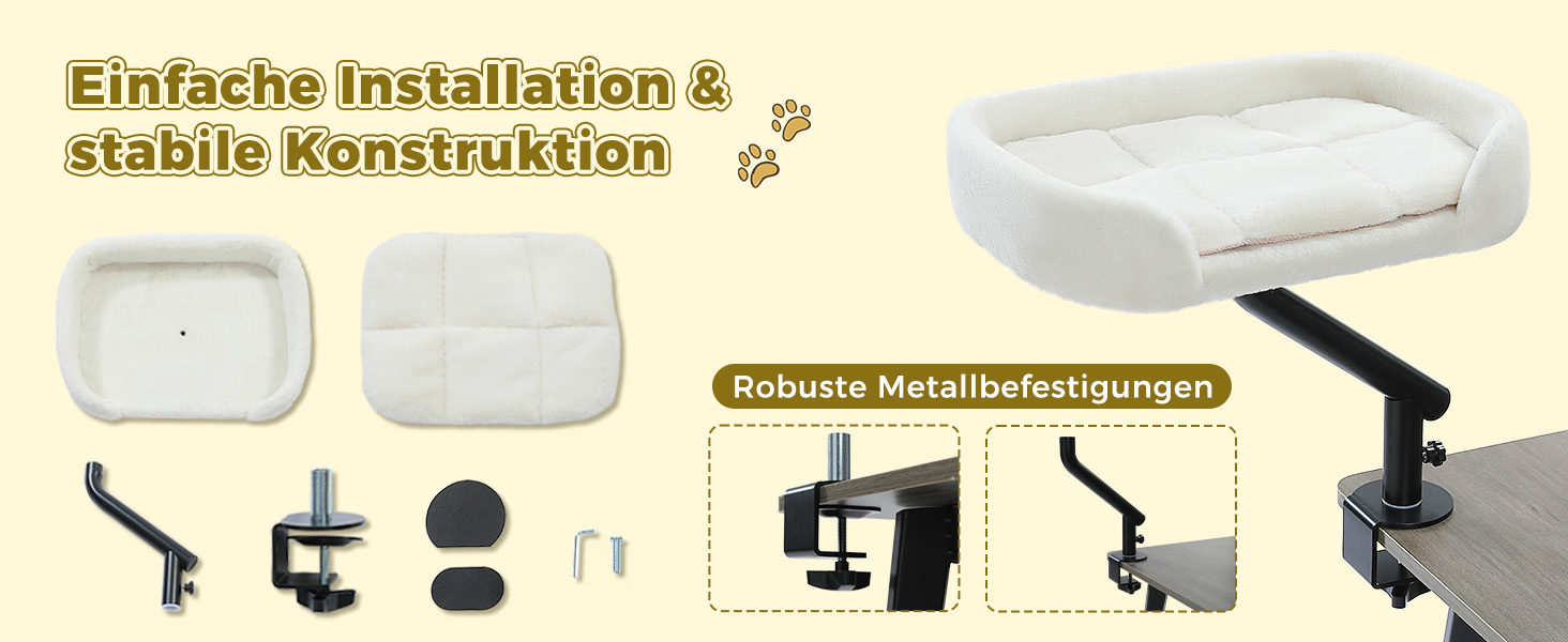 Кігтечка-ліжко для котів PAWZ Road з інтерактивним м'ячиком, обертається на 360°, підходить для ваги до 22.5 кг, бежеве овальне ліжко