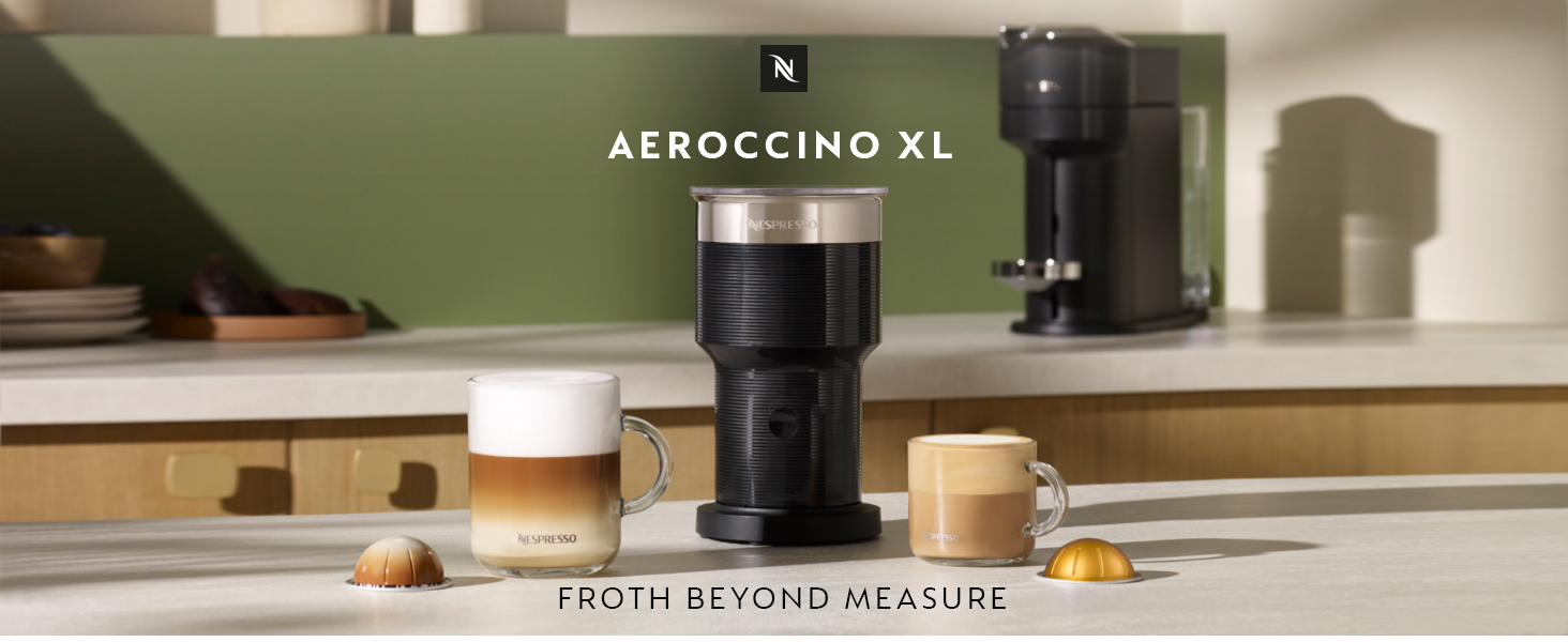 Nespresso Aeroccino 3: електричний спінювач молока, 120 мл пінки, 240 мл гарячого молока