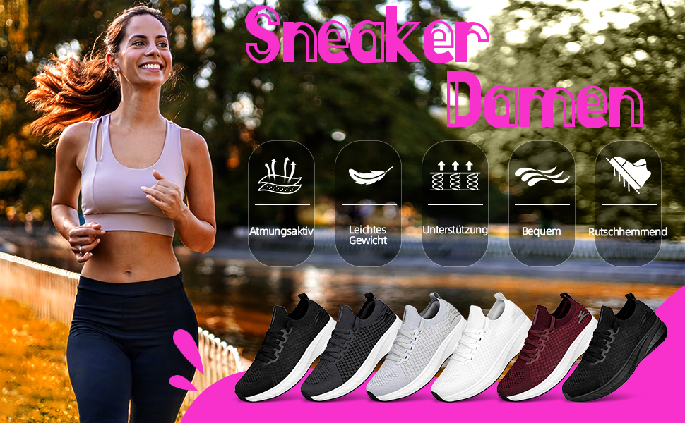 Жіночі спортивні кросівки для бігу та прогулянок. Легкі, дихаючі, стильні. Колір: бордовий, розмір EU 37