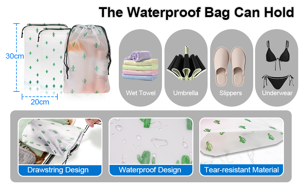 Органайзер для валізи 12 шт. - Набір водонепроникних кубиків для подорожей, сімейних поїздок та зберігання вдома (Морська блакить)