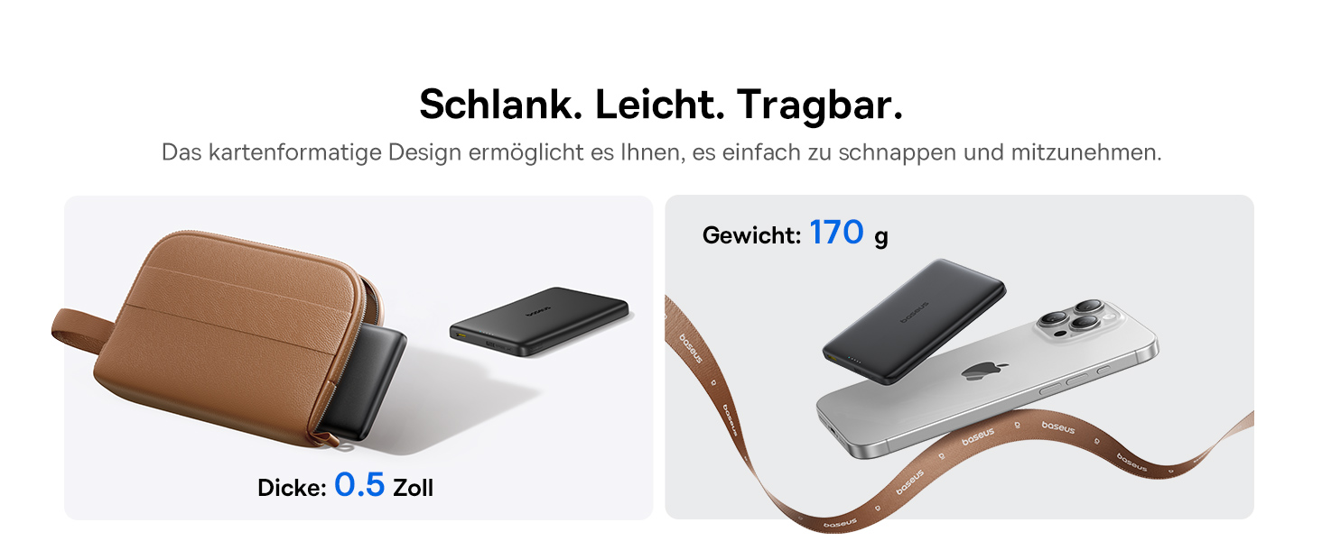 Power Bank Baseus Picogo AM41: 10000mAh, 15W Qi2 Magsafe, PD 27W, USB-C, для iPhone 17/16/15/14/13/12 (Чорний)