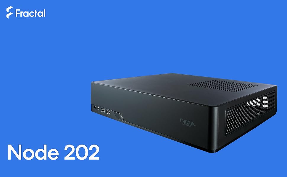 Корпус для ПК Fractal Design Node 804 Black - Компактний, з вентиляторами, для водяного охолодження, USB 3.0