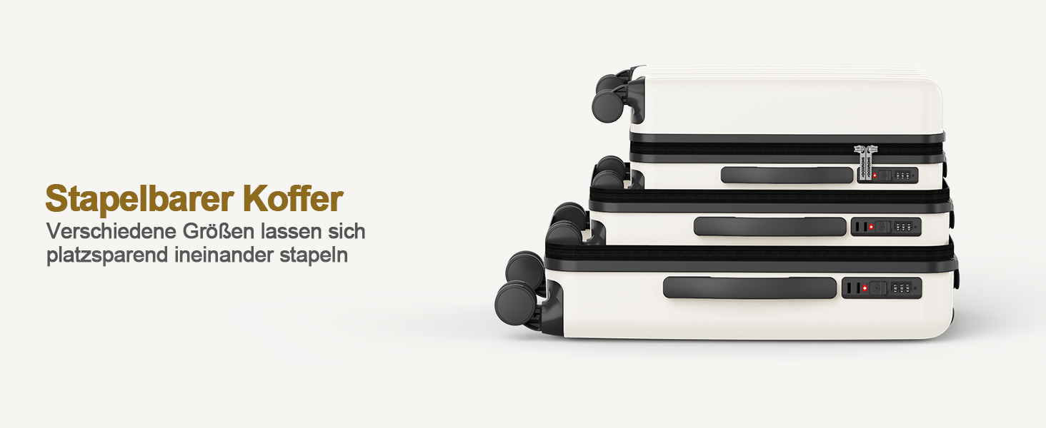 Набір валіз SHOWKOO 2 шт. з жорстким корпусом 65см+75см, розширюваний, ультралегкий, полікарбонат, з TSA замком та 4 колесами (L+XL) - Темно-синій