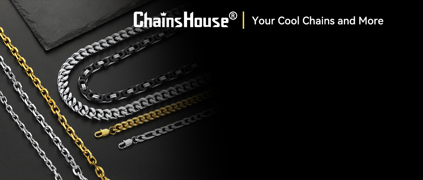 Чоловічий браслет-ланцюг Panzer від ChainsHouse з нержавіючої сталі, стиль хіп-хоп, чорний (ширина 12 мм, довжина 21 см) у подарунковій коробці