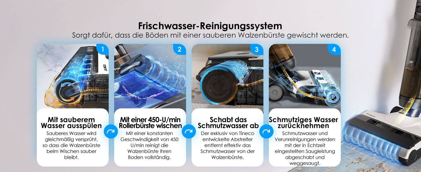 Бездротовий пилосос Tineco S5 Combo: ідеальний для шерсті тварин та липких забруднень, тихий, з дисплеєм
