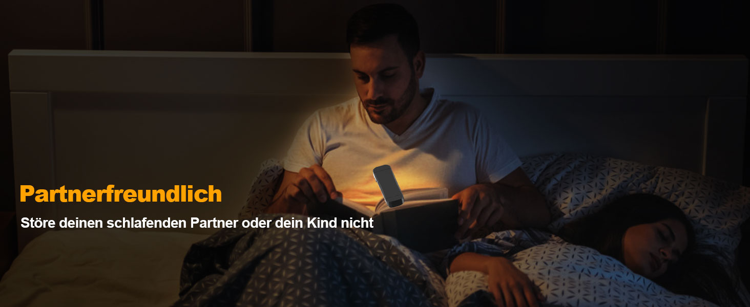 LED-лампа для читання HIONXMGA з кріпленням на книгу, 3 кольори, регулювання яскравості, перезаряджувана, для книголюбів та дітей