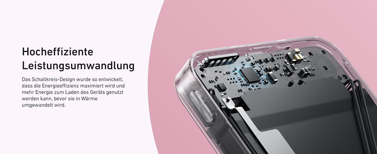 Anker MagGo Powerbank 10000mAh: портативний зарядний пристрій з MagSafe для iPhone 16/15/14/13 (Рожевий)