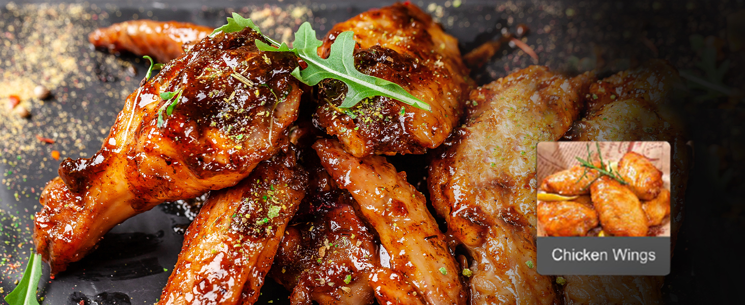 Фритюрниця повітряна HEINRICHS 9L XXL з LED-дисплеєм, 10-в-1, 1800W, без жиру, з таймером, сенсорне управління, для кухні