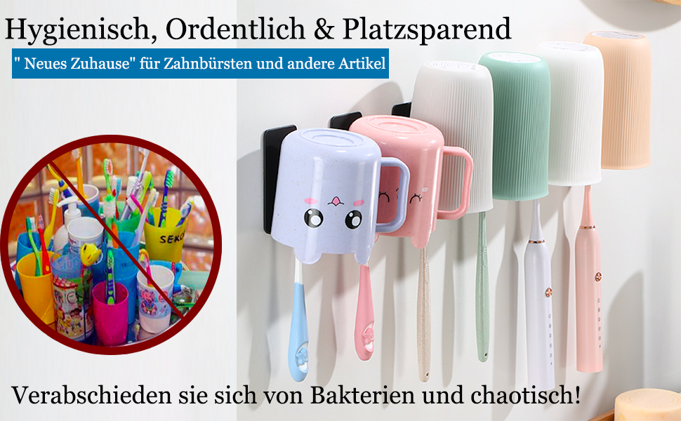 Тримач для зубних щіток GAViA для ванної кімнати з дозатором пасти, органайзер для електричних зубних щіток, чорний