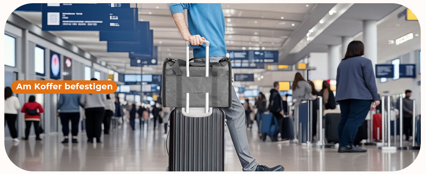 Транспортна сумка для кота/собаки до 5 кг, сіра, 43x28x28 см