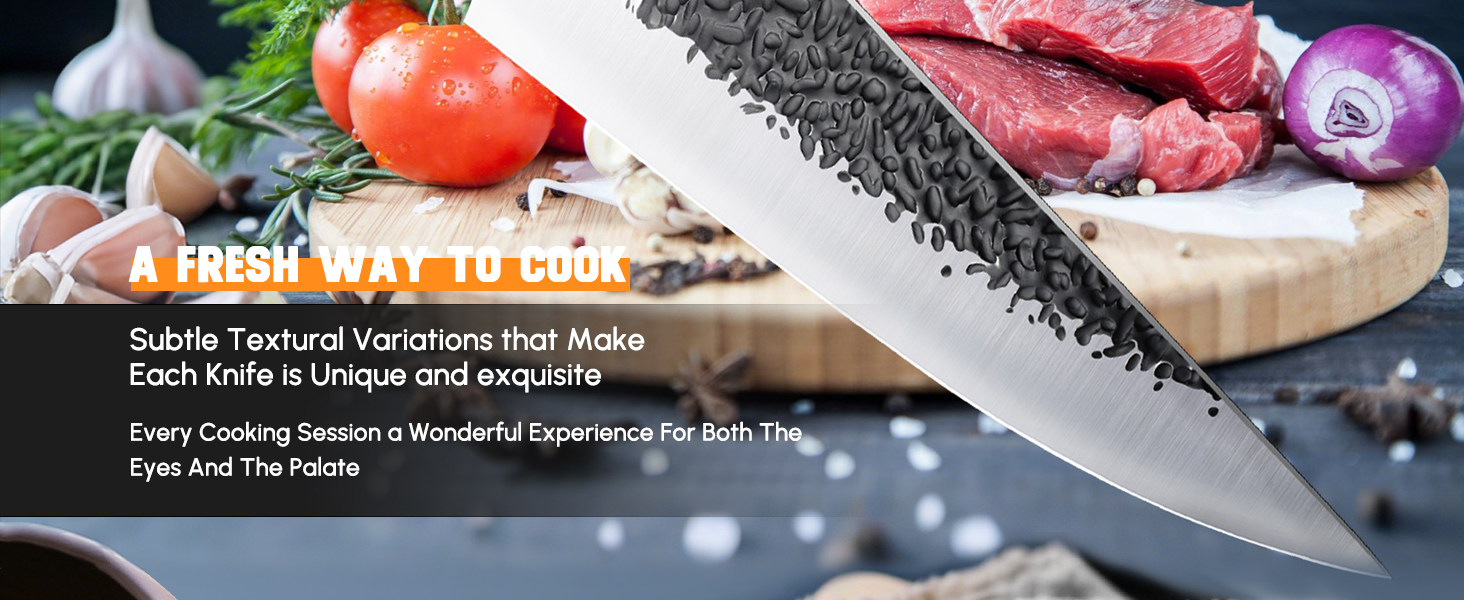 Ніж Santoku Purple Dragon професійний кухонний, сталь високовуглецева, 18.6 см - для м'яса та овочів, ергономічна ручка
