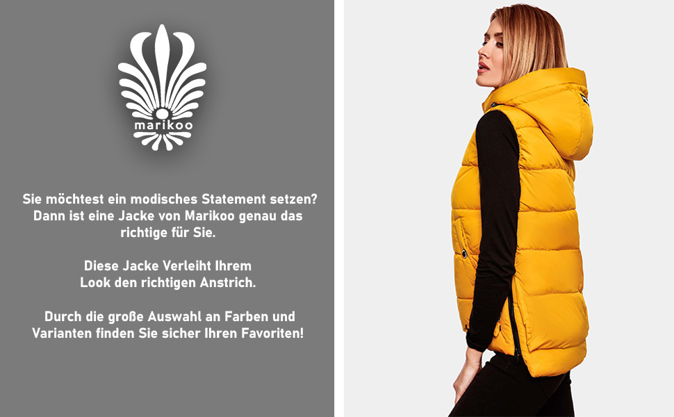 Жіноча степкова жилетка MARIKOO B898 M, оливковий колір (Dusty-Olive)