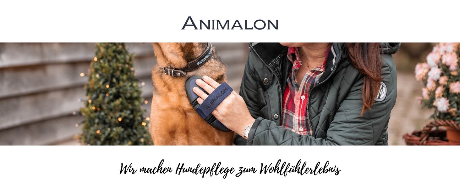 Штригучка для собак Kurzhaar Animalon | Штригучка для собак з короткою шерстю | Інноваційна щітка для собак для щадного догляду за шерстю (Блакитна)