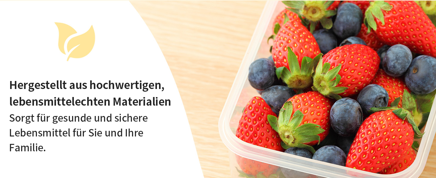 12 контейнерів для зберігання їжі з кришкою, контейнери для заморожування, meal prep бокси, 6 x 1л/0.52л, BPA-free, герметичні, для мікрохвильової печі, придатні для миття в посудомийній машині, для зберігання та транспортування їжі, фруктів, овочів