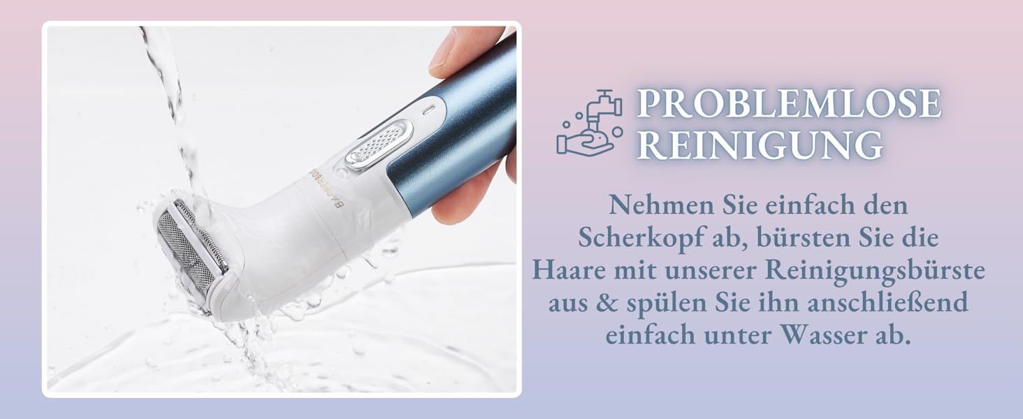 Електричний тример для тіла BarberBoss 3-в-1 QR-8082: для обличчя, ніг, рук та зони бікіні