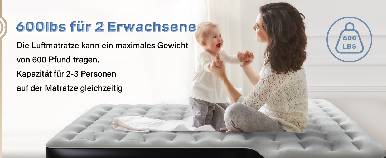 Автоматичний надувний матрац для заднього сидіння авто Coverado - з вбудованим насосом та подушками. Універсальний, підходить для більшості авто та SUV.