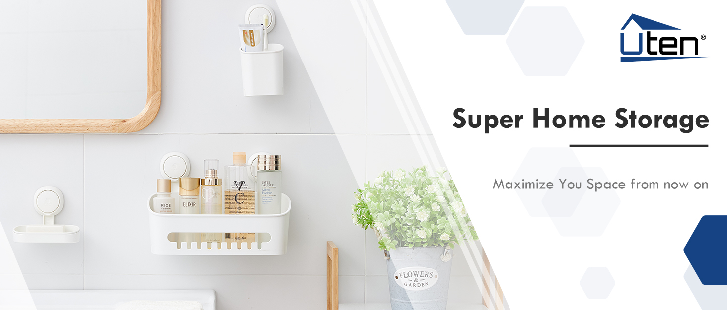 Тримач для мила без свердління Uten, нержавіюча сталь, самоклеючий, з 2 гачками, для мила та губки, для душу, ванної кімнати, кухні, сріблястий