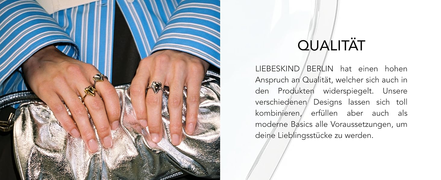 Жіночий наручний годинник Liebeskind Berlin — класичний кварцовий, 34 мм, сталевий браслет, водонепроникність 3ATM, золотий