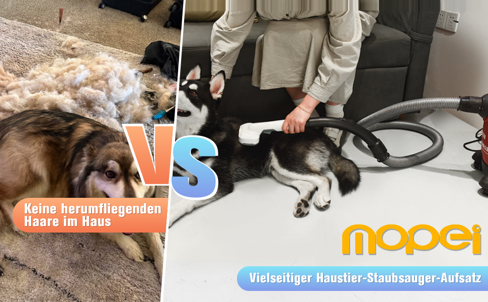 Насадка для пилососа 3-в-1 для видалення шерсті, підшерстка та ковтунів, 32 мм/35 мм, підходить для більшості пилососів