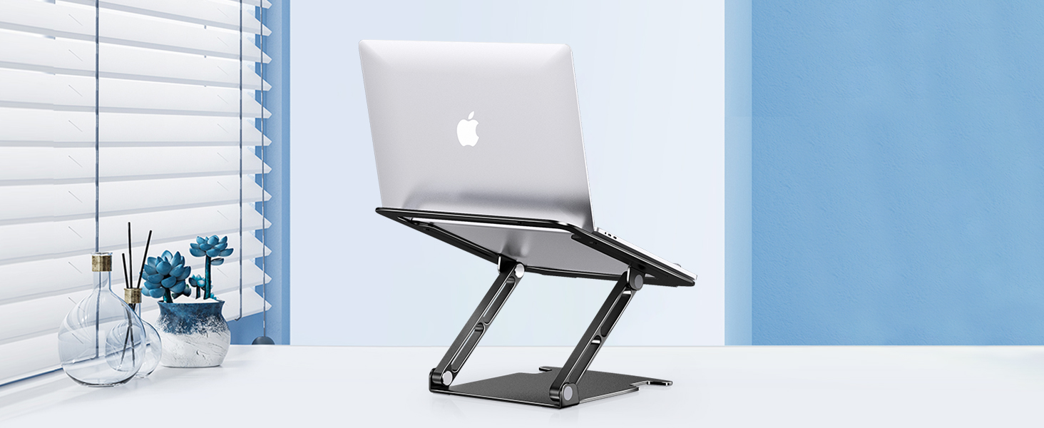 Підставка для ноутбука Glangeh з алюмінію, ергономічна, регульована висота, для MacBook, Dell, HP, 10-16