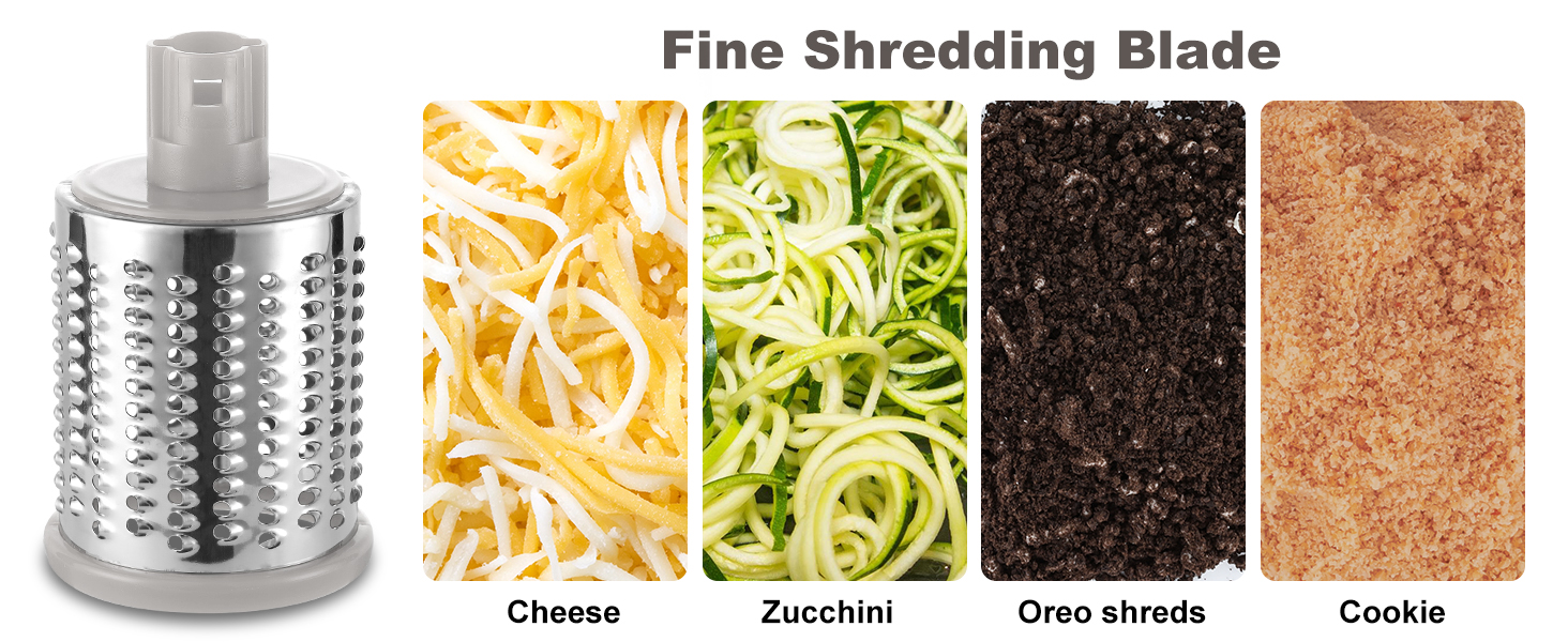 Трояк для овочів та сиру з 3 наборами ножів, білий. Ідеально для нарізки овочів, сиру, горіхів. 5 ножів