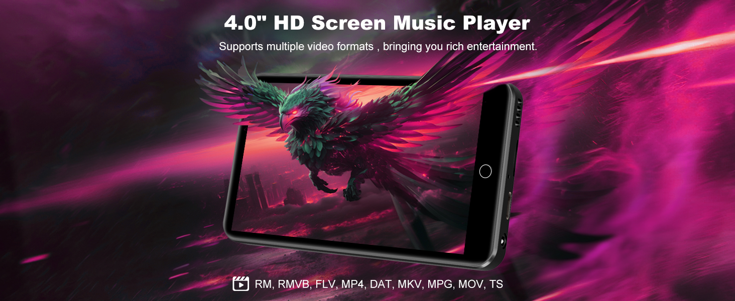 MP3 плеєр 80GB з Bluetooth та WiFi, 4.0