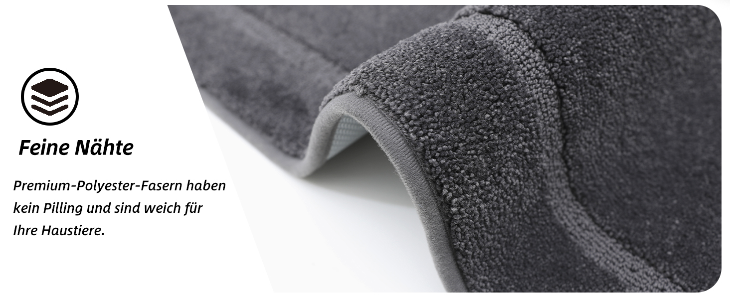 Килимок для дому BEQHAUSE 80x120 см, сірий - для входу, коридору, передні/задні двері, миється