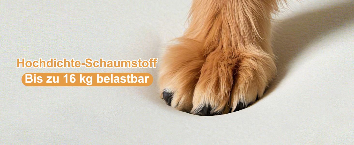 Сходинка для домашніх тварин Pawk: 5 сходинок, високощільний пінопласт, знімний чохол, для собак та котів, 45 x 56 x 75 см