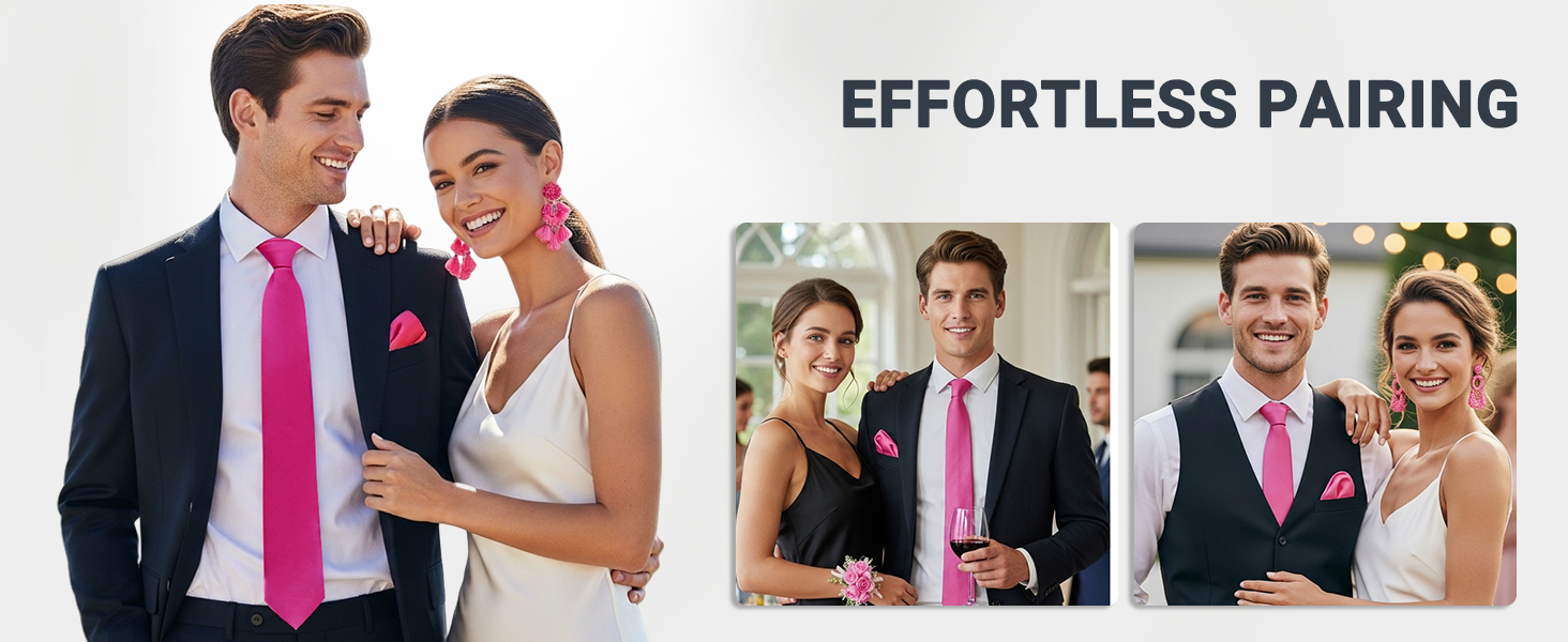 Комплект краватка, хустинка та запонки Hisdern Salbei Grün для чоловіків на весілля