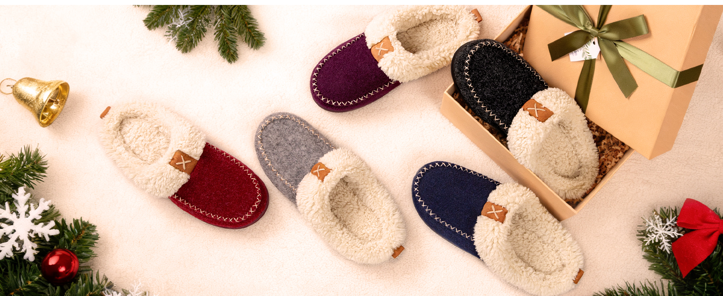 Жіночі домашні тапочки LongBay з вовняного вигляду з піною з пам'яті, м'яке Sherpa-підкладка для дому та вулиці, 38/39 EU, сірі