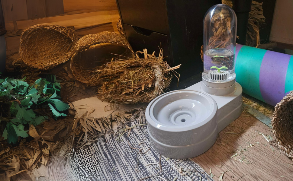 Автоматичний поїльник для котів та собак, 580 мл, фонтанчик для тварин з фільтром (сірий)