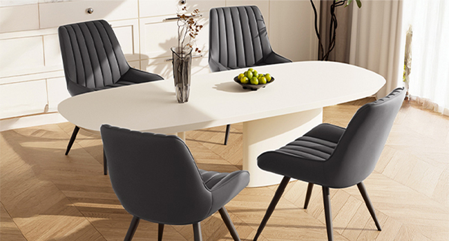 Hawthyhome Dining Chairs - 2 Pack - Dark Grey