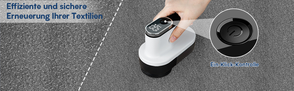 Машинка для видалення катишків HAPPHOOH з USB-зарядкою, 3 швидкості, LED-індикатор, для одягу та меблів