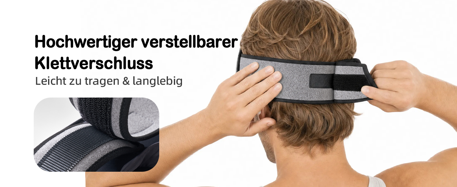 Маска для сну INNELO 3D з повним блокуванням світла та захистом слуху, ультрам'яка для чутливих очей, для чоловіків та жінок, сіра