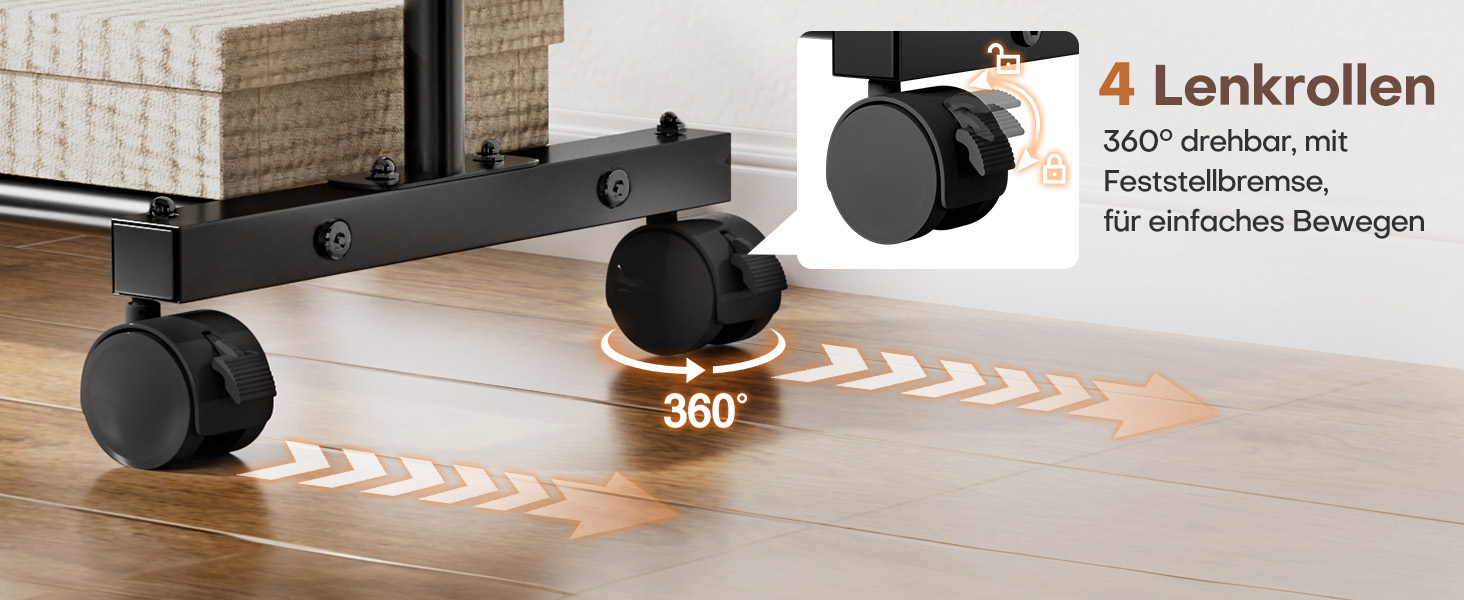 Міцний вішак для одягу на колесах Yorbay: металева стійка з полицею для багажу. Компактна вішалка для одягу в спальню, пральню, магазин (81 см). Чорний колір, 81 см