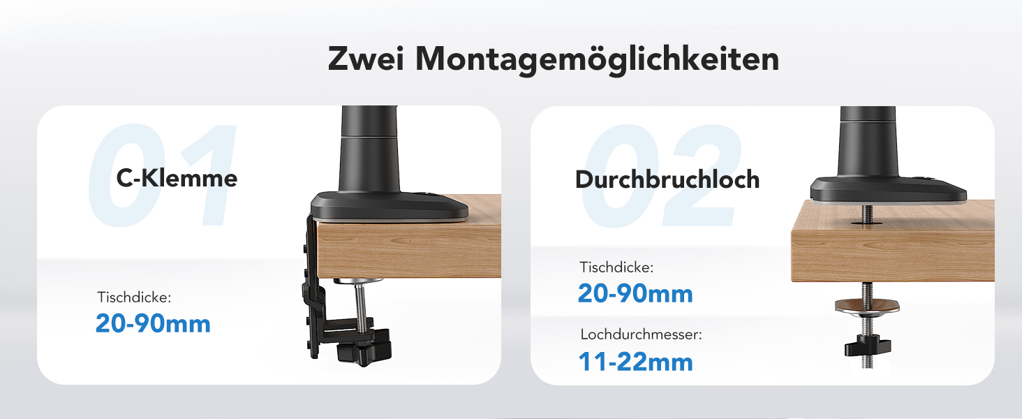 Кріплення для монітора HUANUO для Ultrawide екранів до 49 дюймів, 18 кг, регульований кронштейн, VESA 100x100mm, без RGB підсвітки