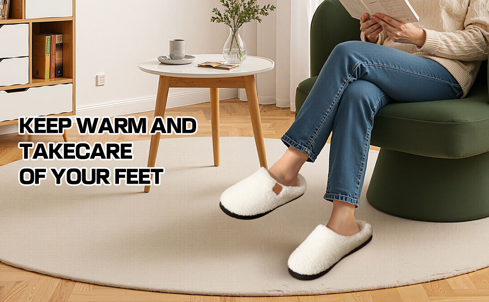 Зимові домашні тапочки для жінок та чоловіків, теплі, з тедді та плюшевим покриттям, комфортні, з м'якою підкладкою, з пам'яті ефекту, антиковзаючі, білі, 38/39 EU