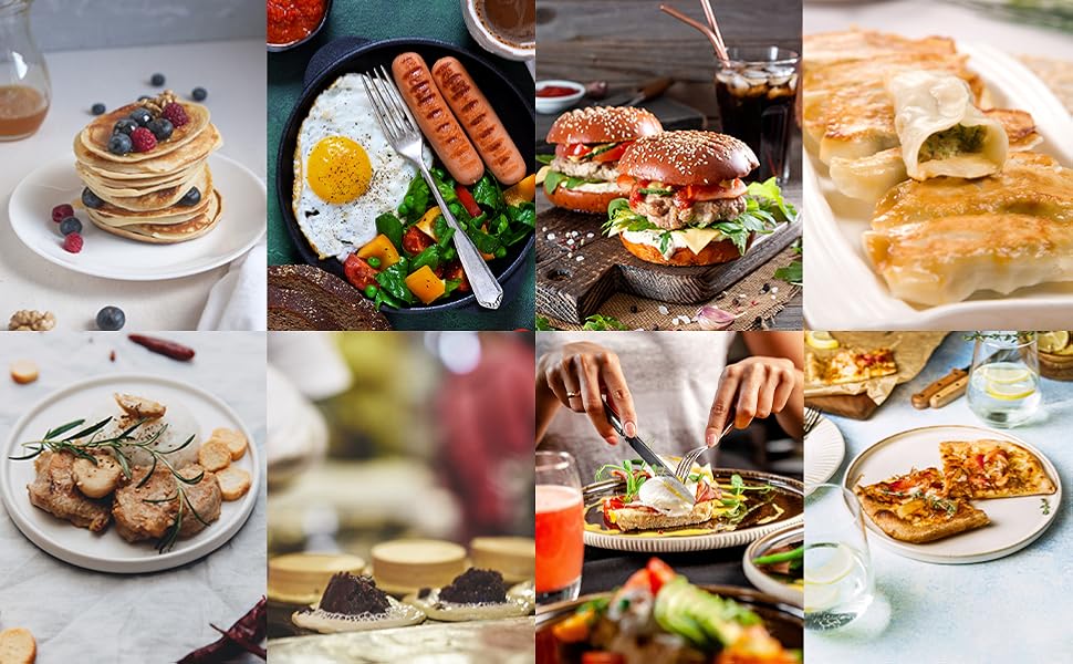 Пательня для млинців та яєць 4-х відділова антипригарна, для індукції та газової плити