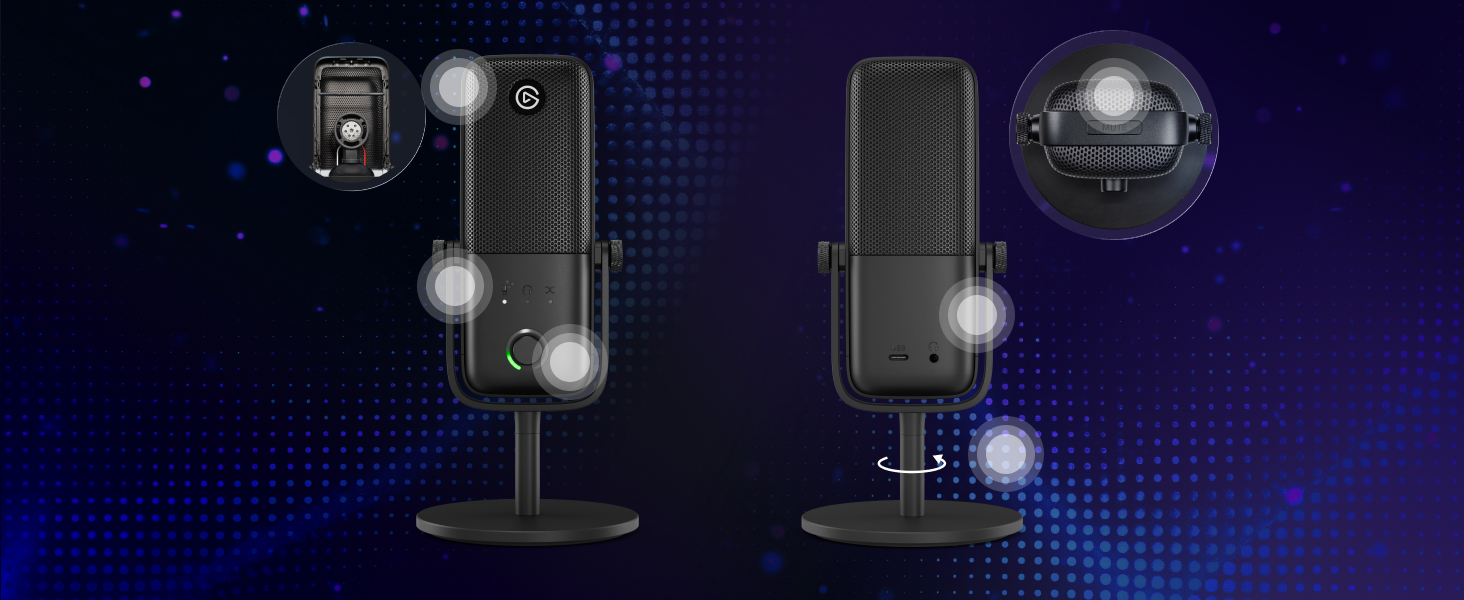 Elgato Wave:3 White - Професійний USB конденсаторний мікрофон для стрімінгу, подкастів, геймінгу та дому (Mac/PC)