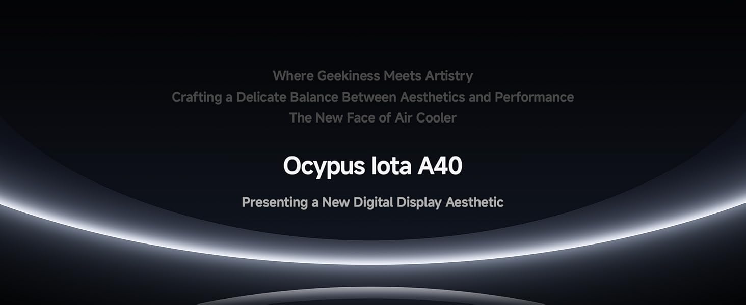 Ocypus Iota A62 BK: Кулер для CPU з цифровим дисплеєм, 6 heatpipes, 2 x 120mm вентилятори, підтримка AMD AM4/AM5, Intel LGA 115X/1200/1700/1851