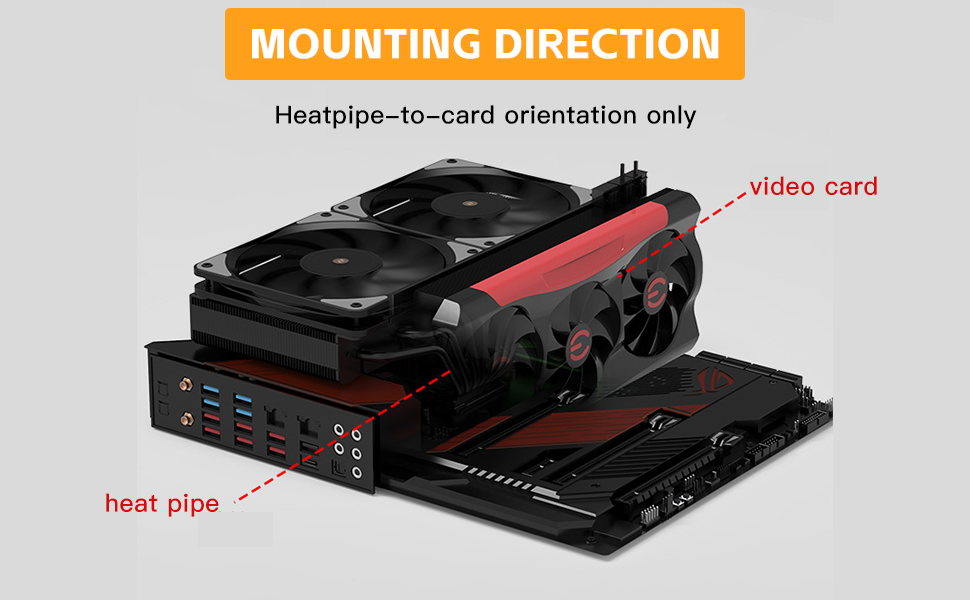 Охолоджувач CPU TZMRIT KF200 з 2 тепловими трубками, RGB LED, чорний, 9см, 2200RPM, для LGA115X/1200/17XX/1366, FM1/FM2/AM2/AM3/AM4/AM5