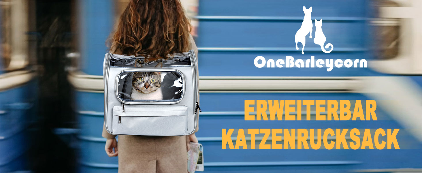 Розширюваний рюкзак для котів та маленьких собак, сірий. Рюкзак-переноска для котів та собак до 8 кг з вікном, дихаючий, складаний