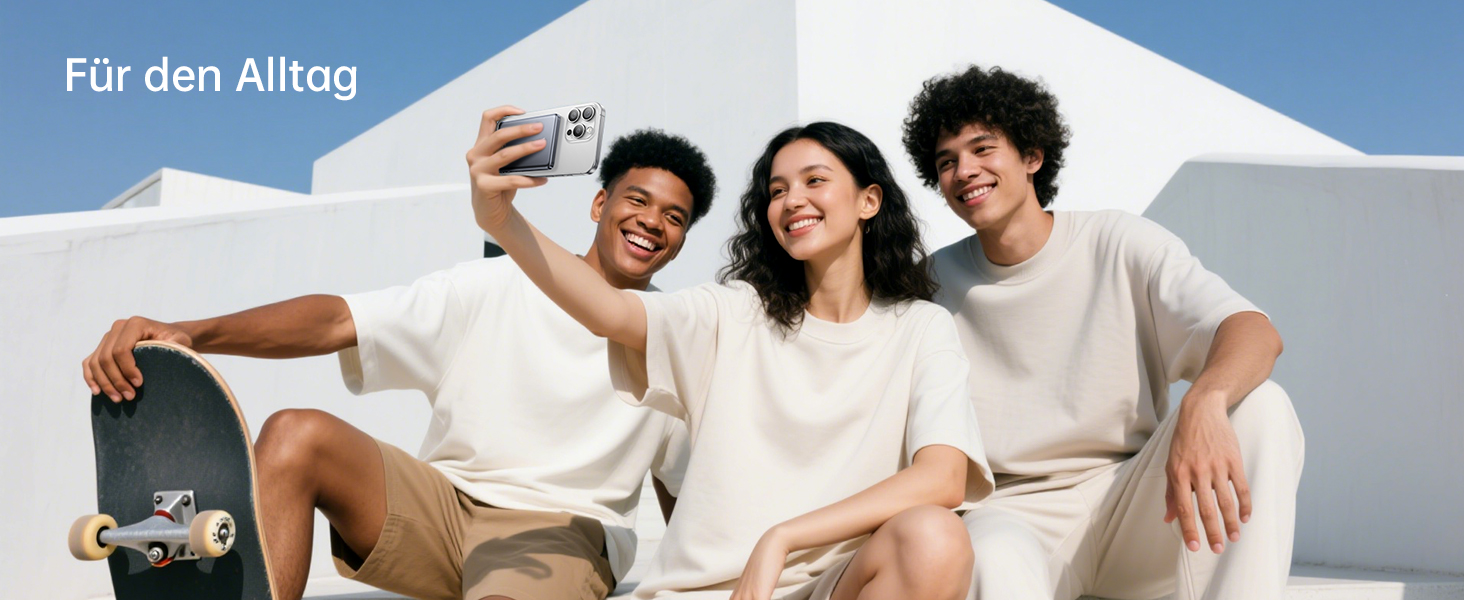 iWALK Powerbank MagSafe 5000mAh з LED-дисплеєм (Сірий) - Бездротова зарядка для iPhone 17/16/15/14/13/12